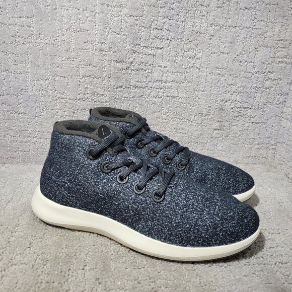Allbirds Wool Runner-Up Mizzle Men's Size US 8 Dark Gray Merino Wool Sneakers - Picture 8 of 12